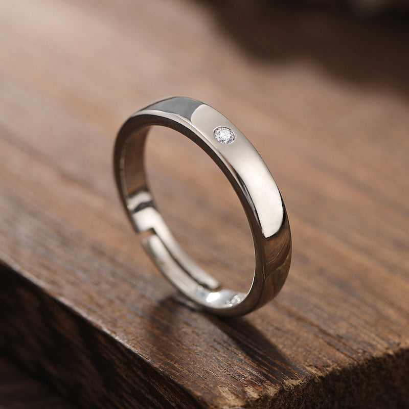 Creative Fashion Simple Open Zircon Ring