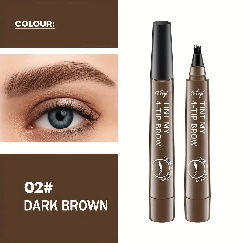 Four-head Eyebrow Pencil Long-lasting Smudge-free