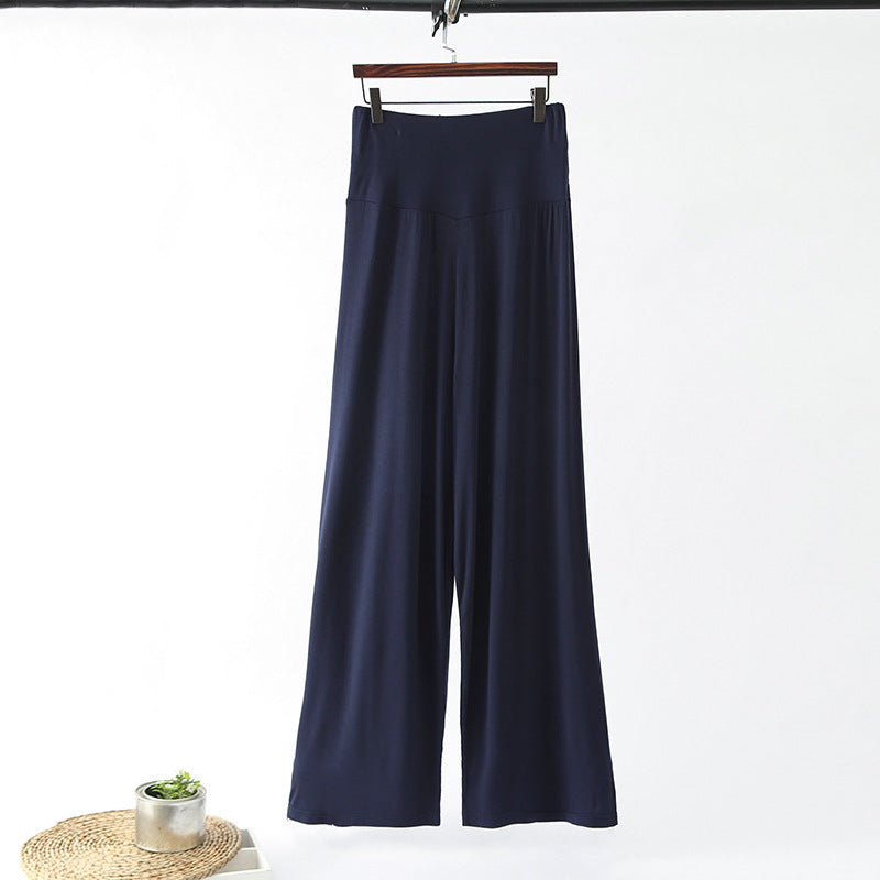 Women'S Pajama Pants Wide Leg Hakama Loose High Waist Home Sports Yoga Pants