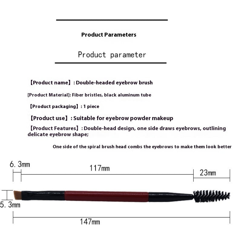 Mascara Brush 2-in-1 Portable Makeup Tools Fans