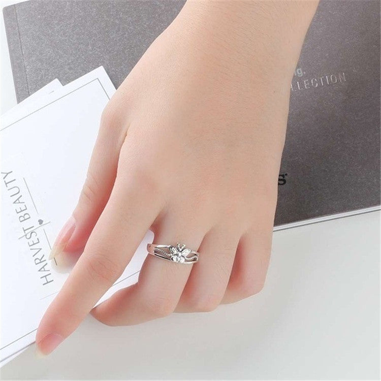 925 Thai Silver Butterfly Ring Entry Lux Women Vintage Ornament