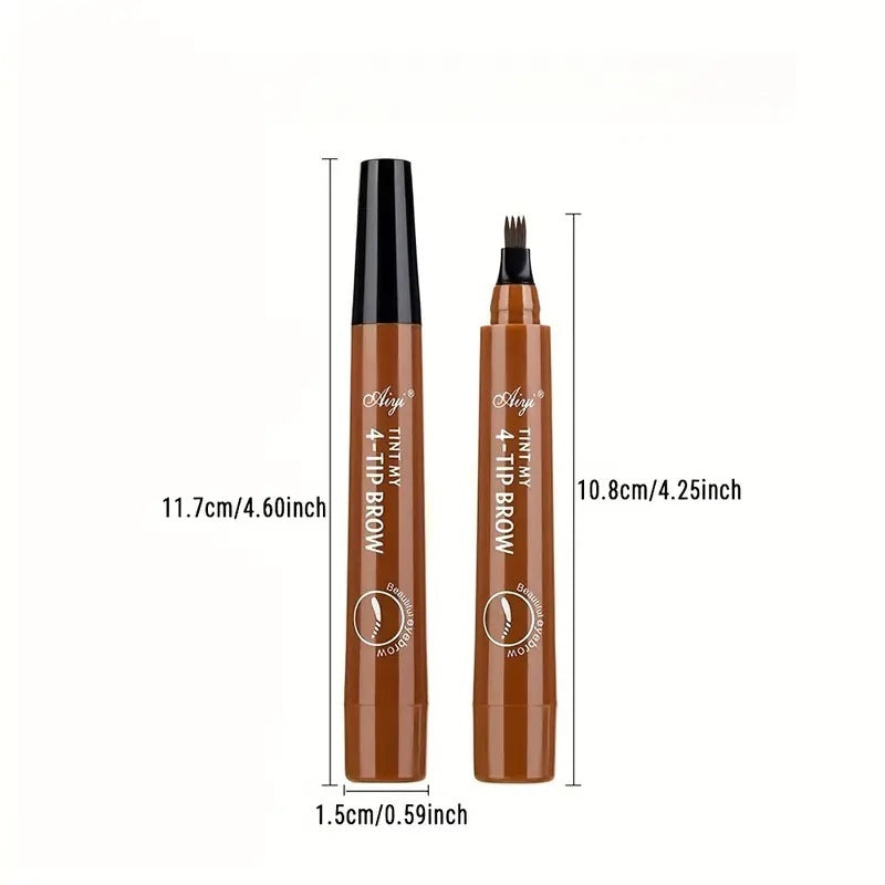 Four-head Eyebrow Pencil Long-lasting Smudge-free