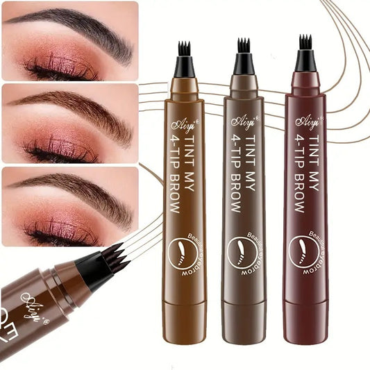 Four-head Eyebrow Pencil Long-lasting Smudge-free