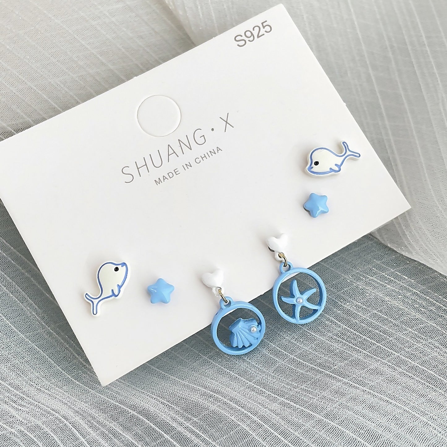 Ocean Sweet Star Earrings Women's Design Sense