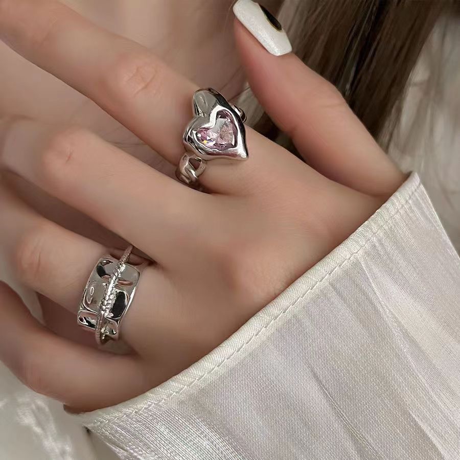Ins Trendy Personality Ring Women's Advanced Heavy Industry
