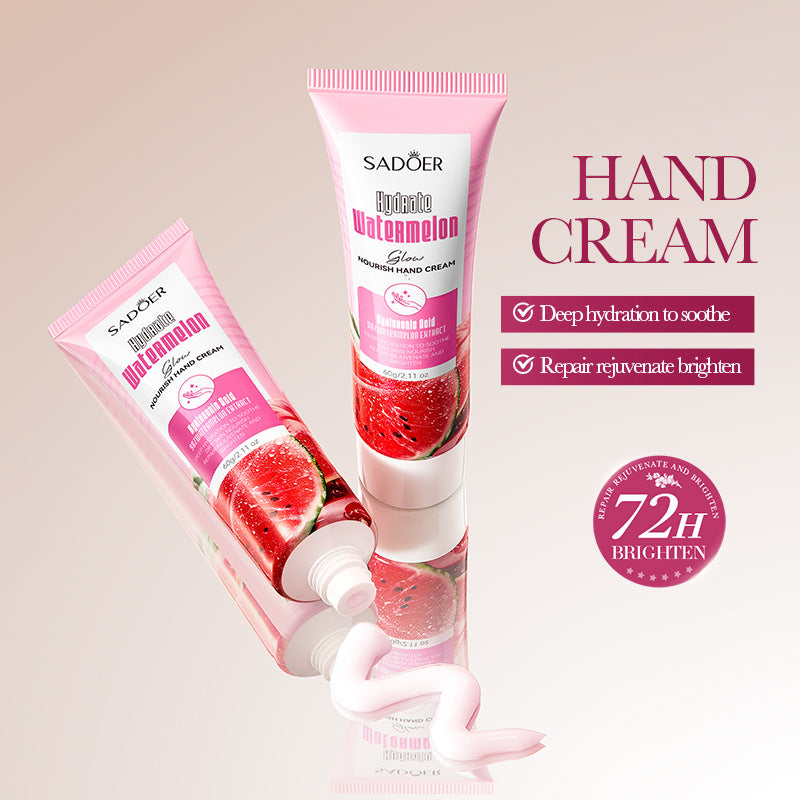 Nicotinamide Watermelon Hand Cream Hydrating Moisture Autumn And Winter