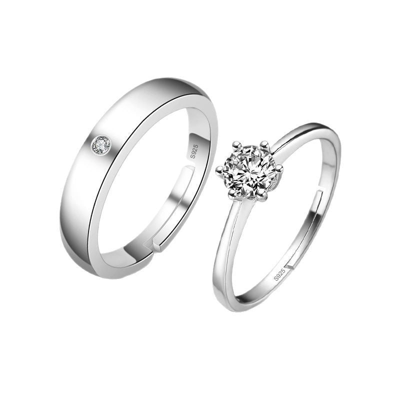 Creative Fashion Simple Open Zircon Ring