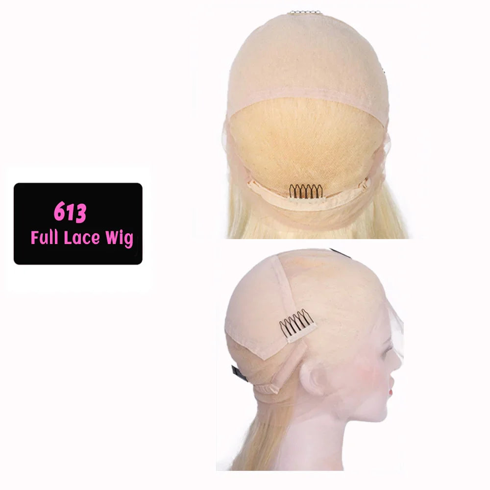 Staright Full Lace Human Hair Wigs Ombre Black Pink Pre Plucked Remy Hair With Baby Hair