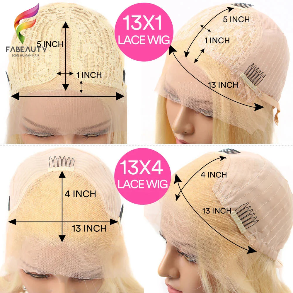 13x4 Blonde Lace Front Wig Straight Human Hair 613 Hd Lace Frontal Wig Pre Plucked With Baby Hair Wig for Women 42" Long Hair