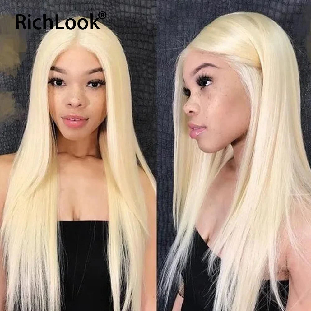 613 Bone Straight Lace Front Wig Pink Colored Human Hair Wig Preplucked Mint Green Ginger Orange 13x4 Lace Frontal Wig Remy Hair