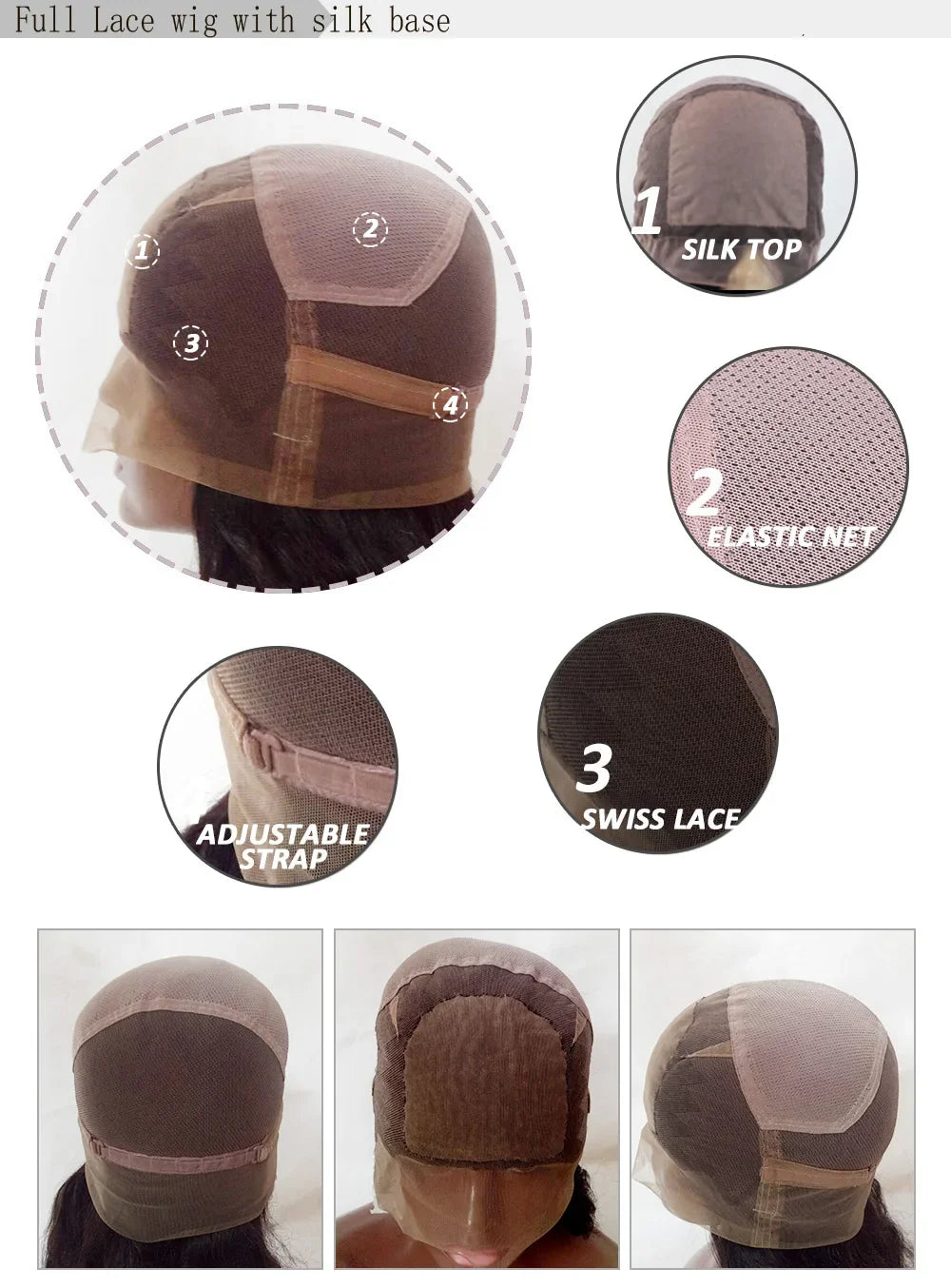Ombre Brown Kinky Curly Brazilian Remy Human Hair Full Lace Wig With 4x4Silk Base For Women Glueless PrePlucked With BabyHair