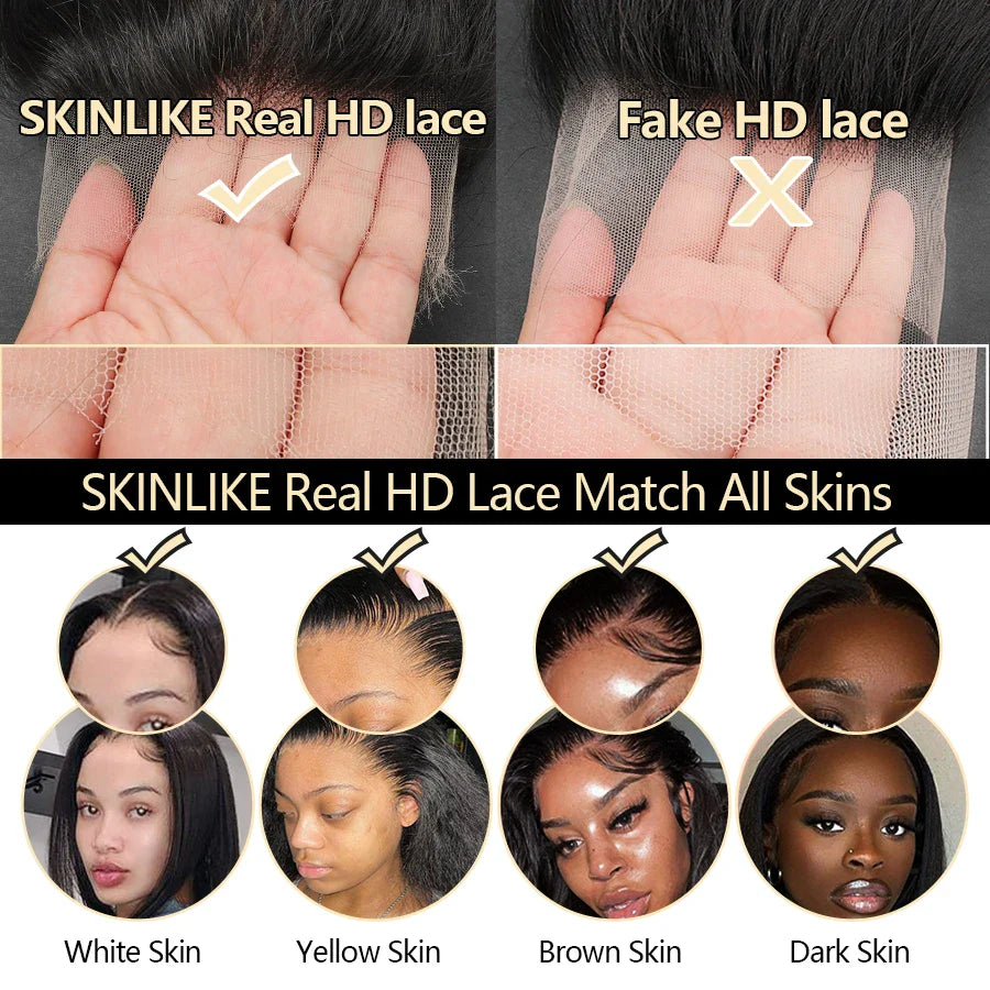 Ombre Highlight Blonde Red Glueless 13x6 HD Lace Frontal Human Hair Wigs Ready To Wear Pre plucked 5x5 HD Closure Wig Body Wave