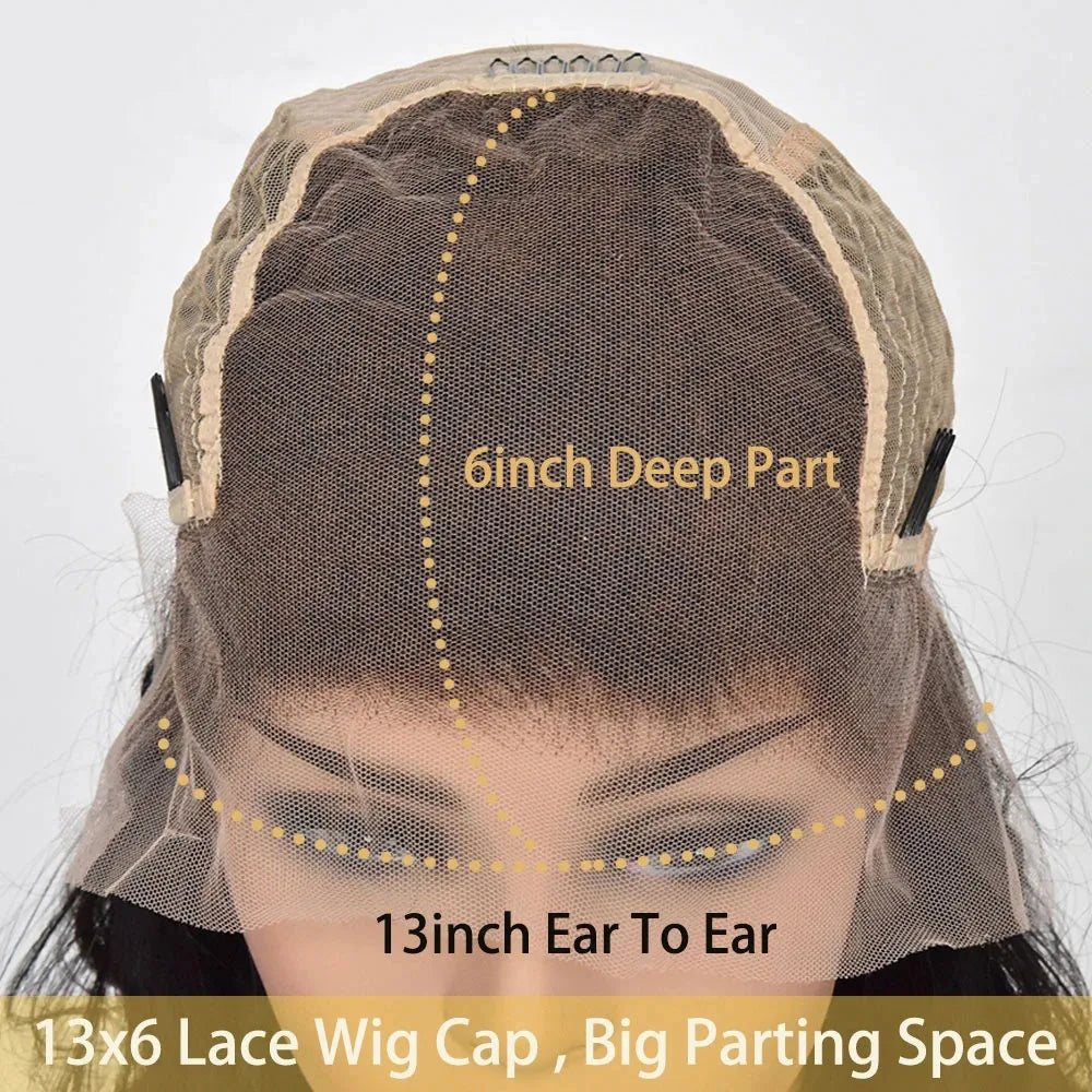 Double Drawn Bleached Knots Bone Straight 13x6 HD Transparent Lace Frontal Human Hair Glueless Wigs Pre plucked Ready To Go