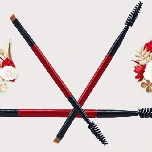 Mascara Brush 2-in-1 Portable Makeup Tools Fans