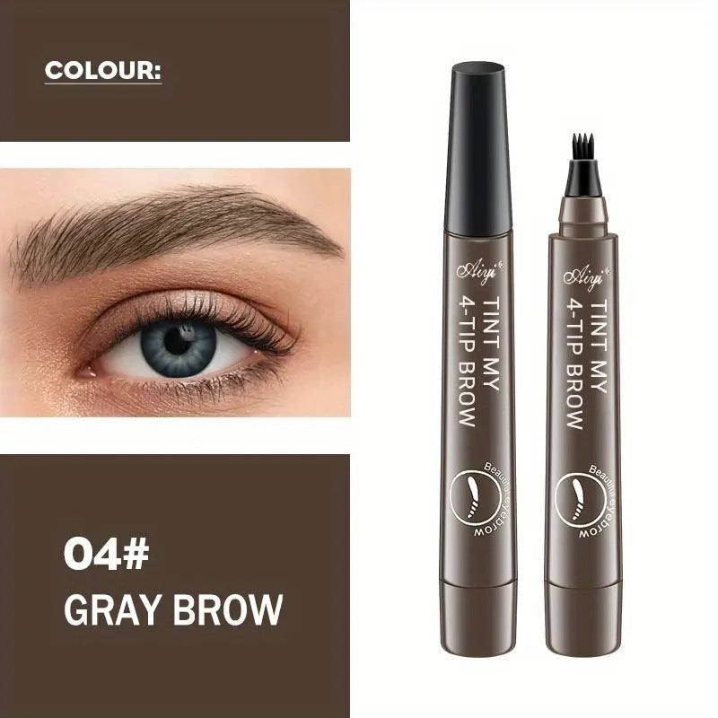 Four-head Eyebrow Pencil Long-lasting Smudge-free