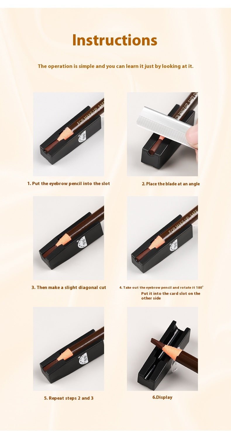 Line Drawing Eyebrow Pencil Pencil Shapper Beauty Tools